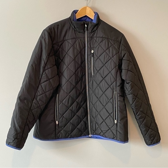 LANDS' End quilted puffer Primaloft coat - Picture 1 of 10